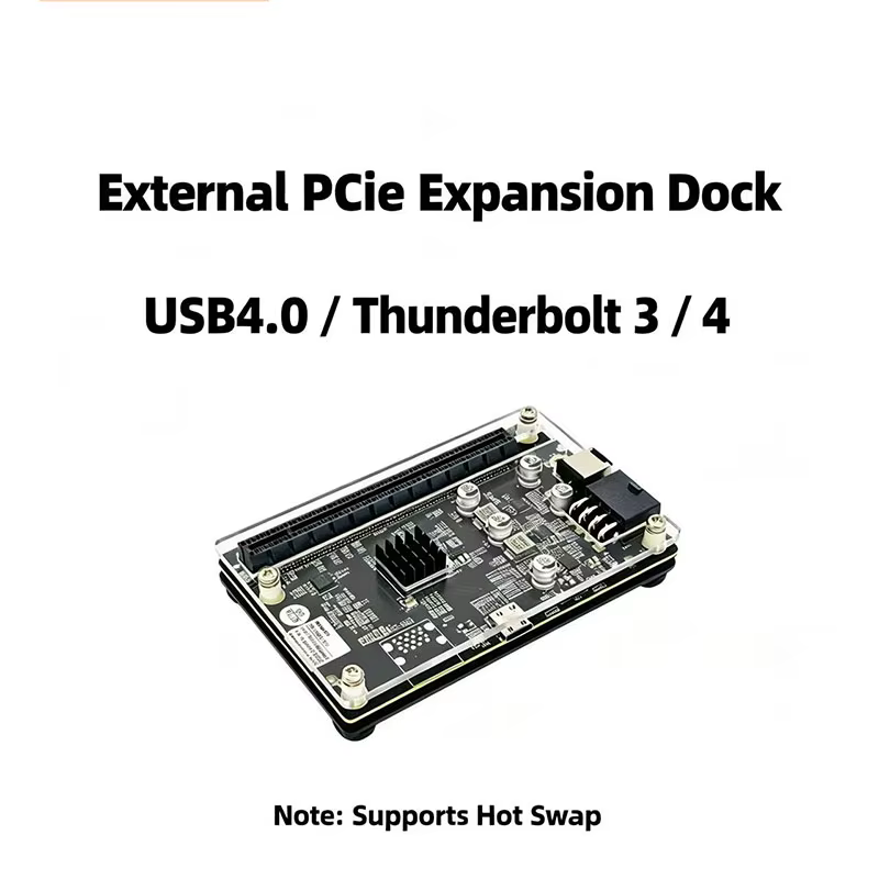 Station d'accueil pour carte graphique Thunderbolt 3/4 USB4, contrôleur graphique externe autonome p