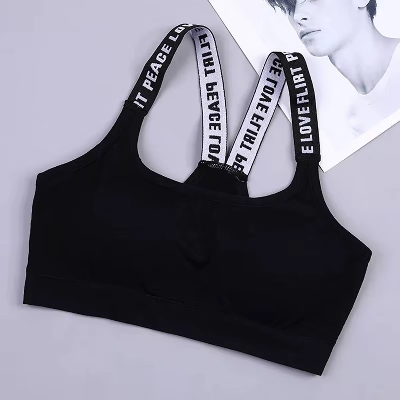 Soutien-gorge Sexy haut femmes soutien-gorge de Sport à fort Impact pour salle de Sport Fitness Yoga