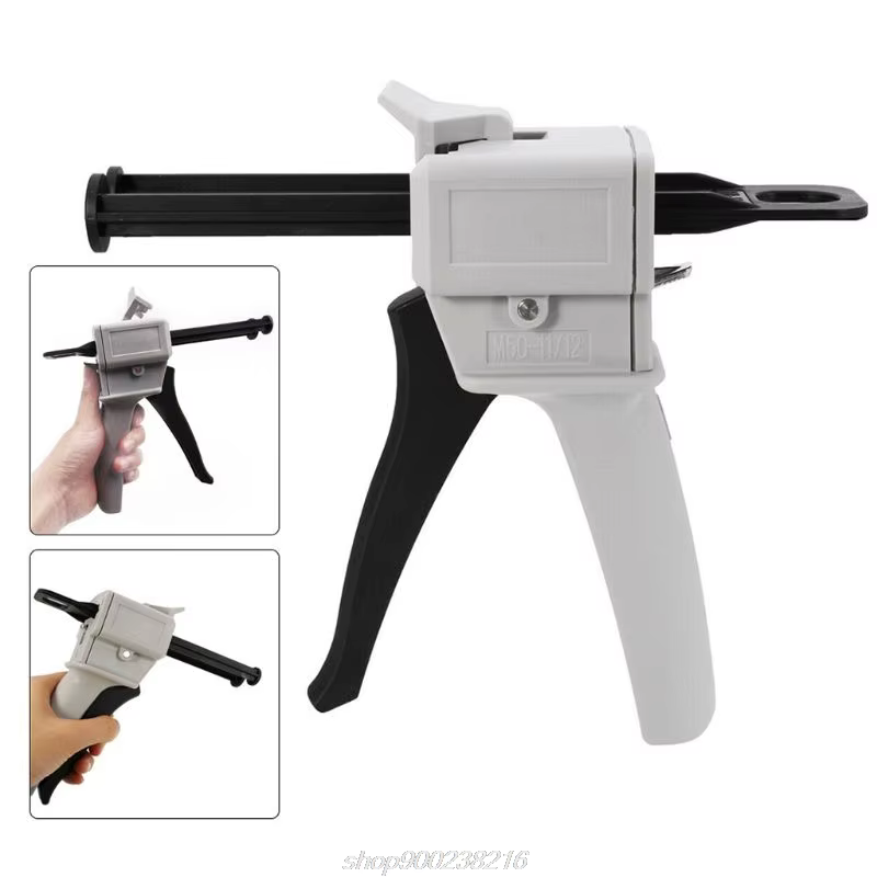 Distributeur de pistolet à colle universel 2:1/1:1, 50ml, deux composants AB, mastic époxy, applicat