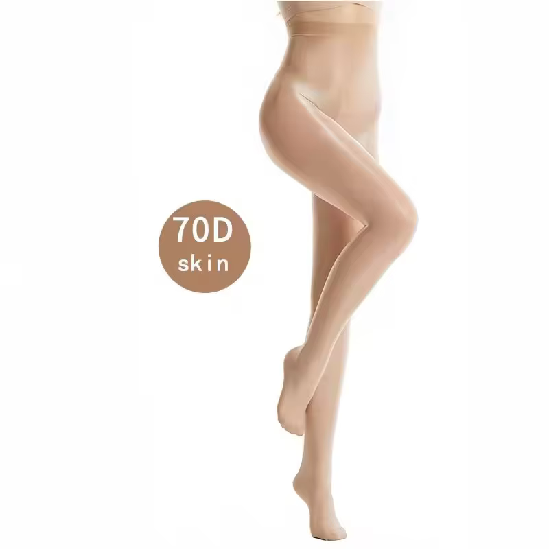 Collants amincissants 70D pour femmes, brillants, effet huile, pour pole dance, yoga, aérobic, réflé