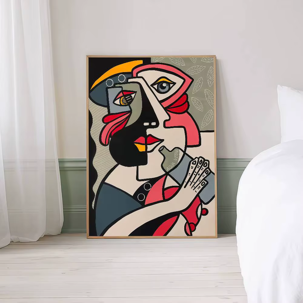 Affiches de film classique d'art Picasso abstrait, affiche de qualité HD, peinture artistique murale