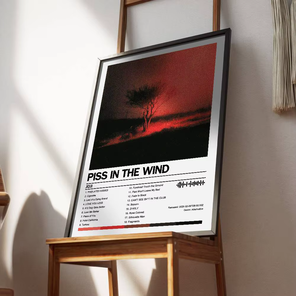 Joji – affiche d'album, couverture artistique, chansons, musique, rap, autocollant mural en papier i