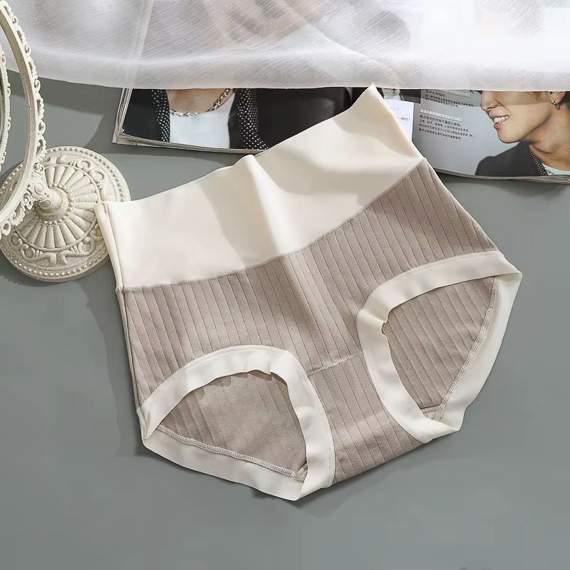 Culottes sans couture pour femmes, slips en coton, culottes taille haute pour femmes, sous-vêtements