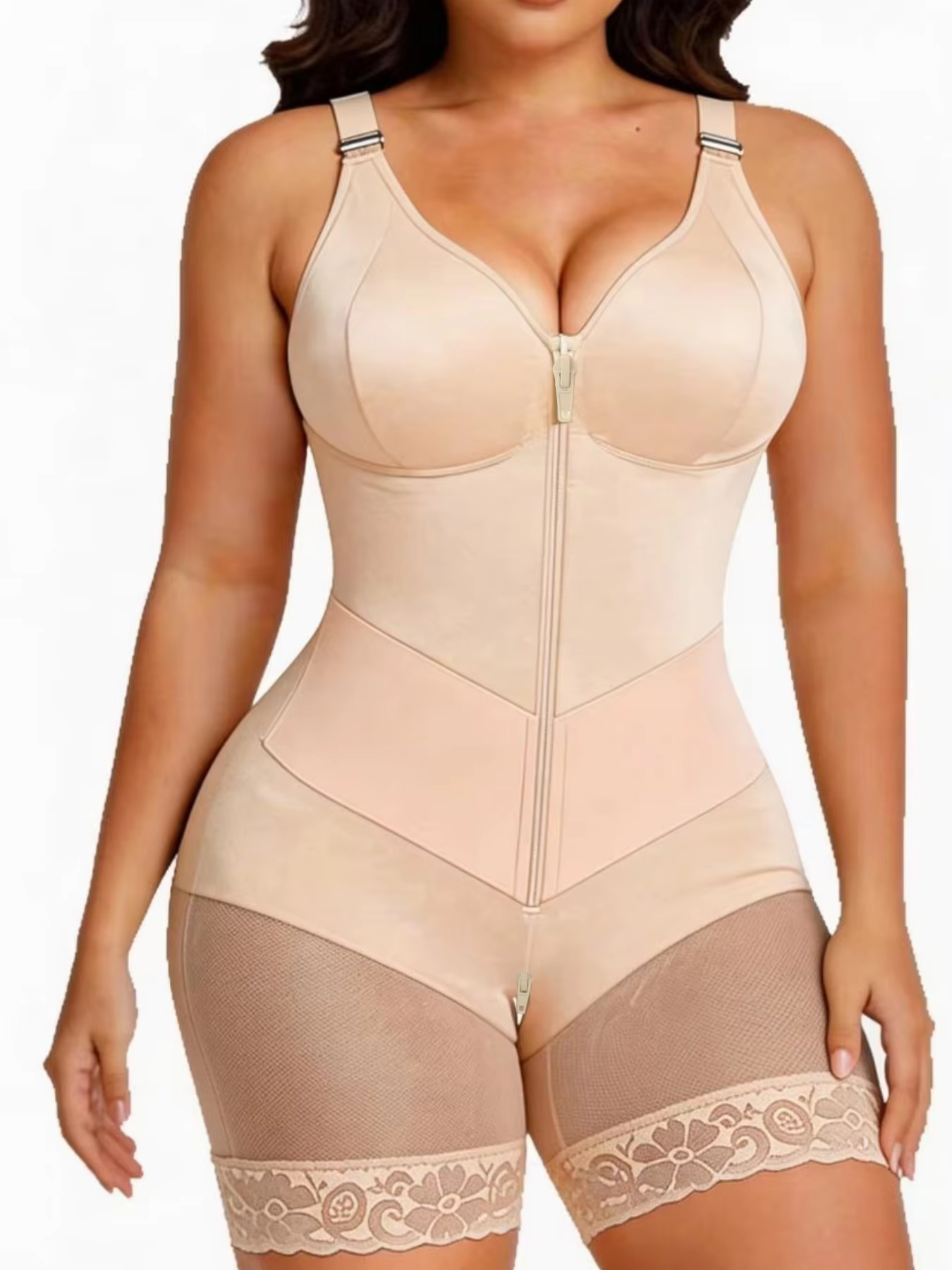 Vêtements sculptants pour femmes Moldeadoras avec contrôle abdominal amélioré, coussinets de poitrin