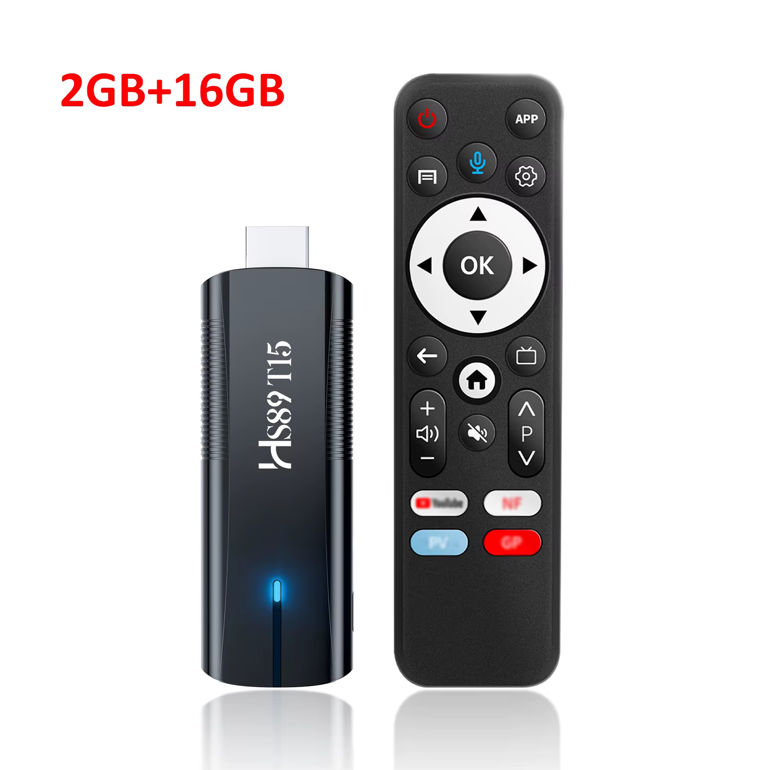 Clé TV intelligente prenant en charge la vidéo 4K, Android 14, RK3539, Wi-Fi 6 2.4G & 5G, BT5.4, lec