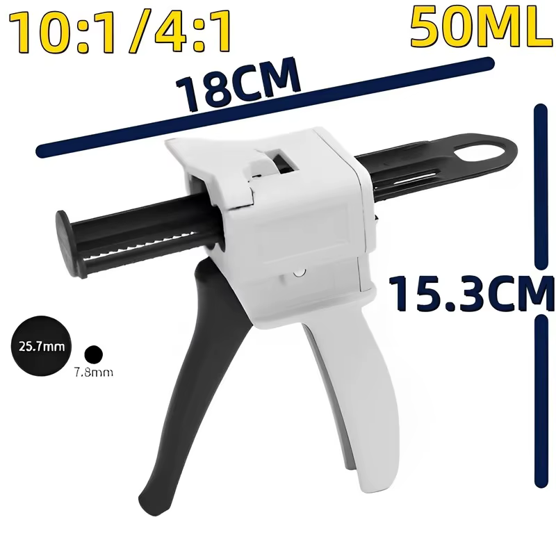 Pistolet à colle époxy AB, applicateur de cartouche de 50ml, pistolet à colle scellant universel à d