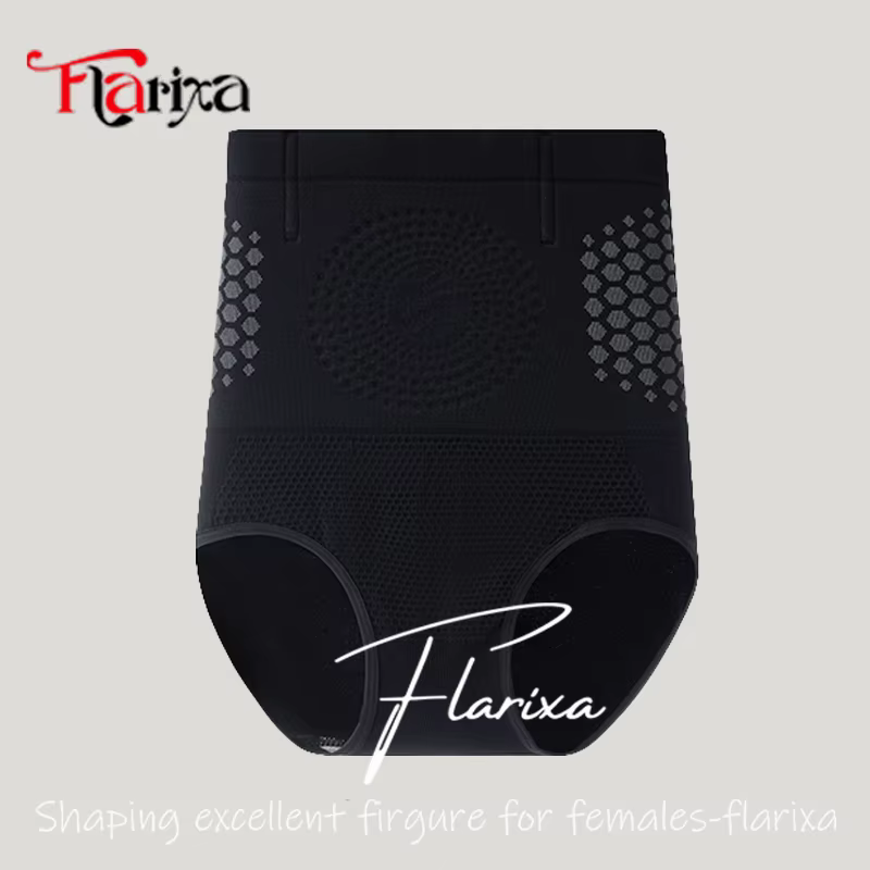 Flarixa ventre contrôle sous-vêtements slips pour femmes taille haute sans couture bout à bout culot