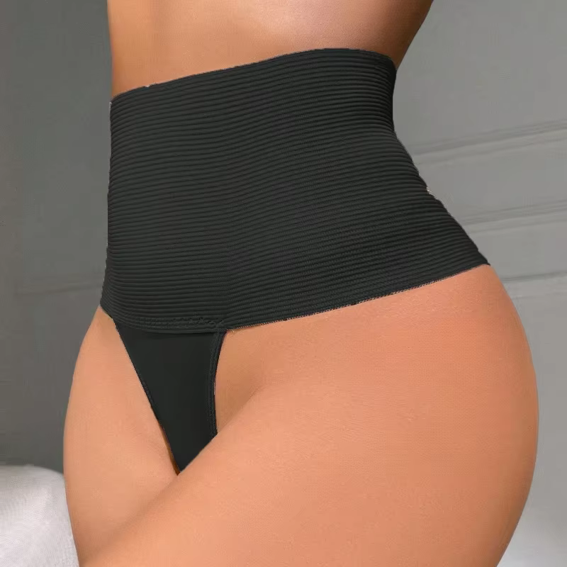 TUNIControl-String Taille Haute pour Femme, Sous-Vêtement Amincissant, Rehausseur de Fesses, Forme d