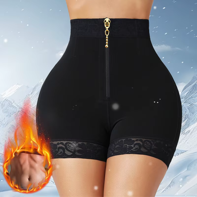 Femmes taille haute Shapewear culottes post-partum ventre façonnage culotte ventre plat Shorts bout 
