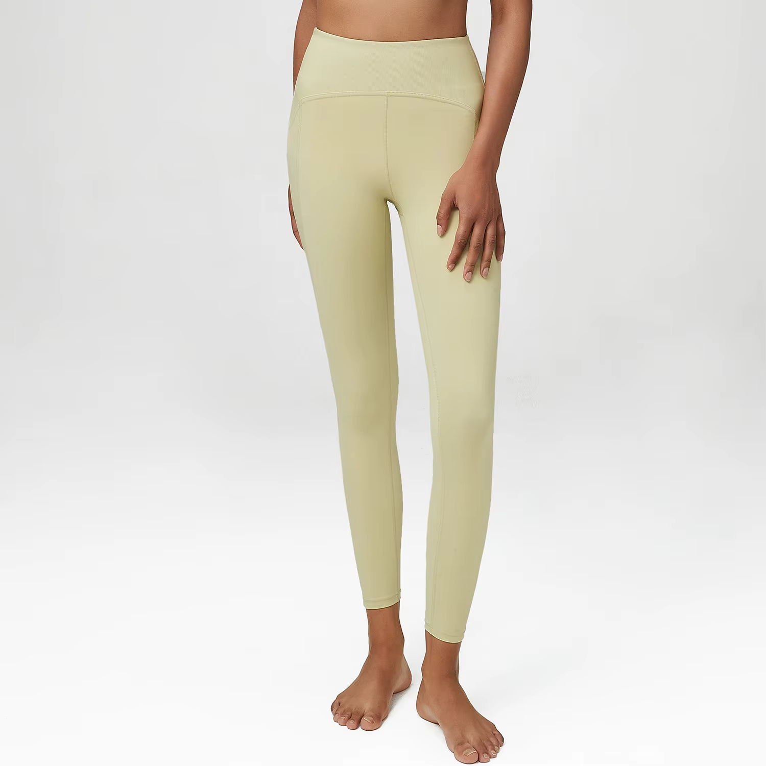 Pantalons de Yoga pour femmes, sensation nue, Leggings taille haute en Nylon extensible, collants Se