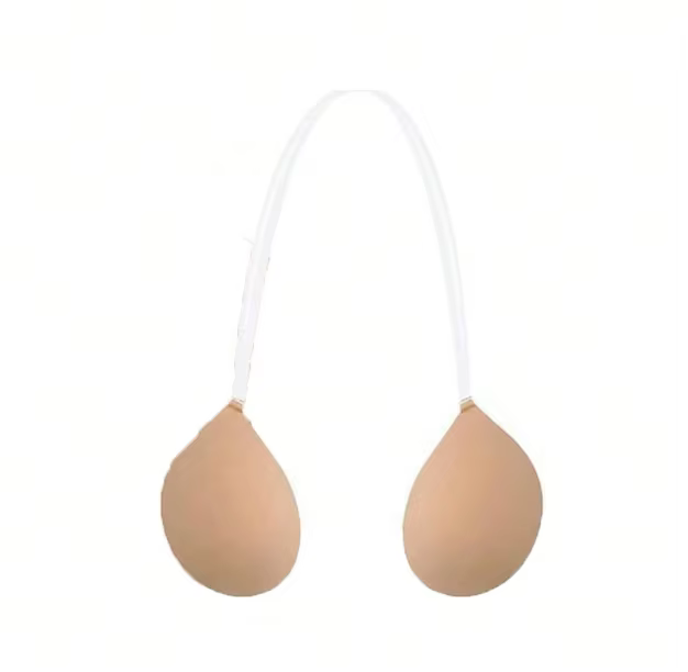 Soutien-gorge collant pour femmes, dos nu, robe de mariée, plongeant en Silicone, col en U profond, 