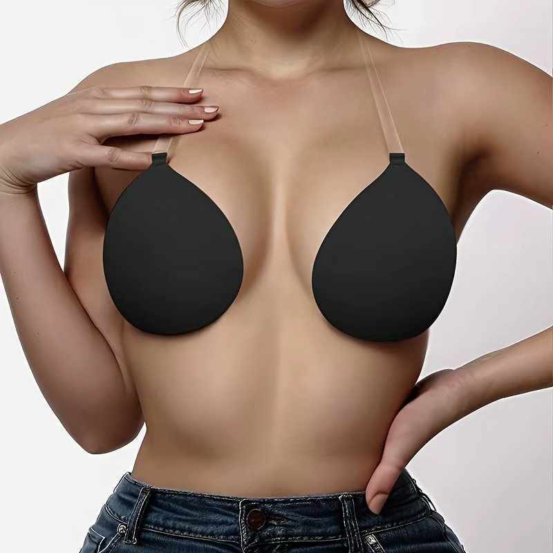 Nouveau soutien-gorge adhésif sans bretelles pour femme, soutien-gorge push-up auto-adhésif invisibl