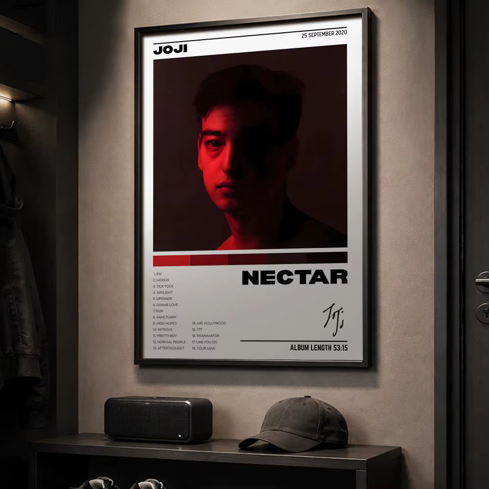 Affiche d'album de rappeur J-Joji, autocollants muraux HD, décoration murale pour la maison, le salo