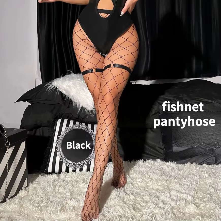 Collants en maille pour femmes, 1 pièce, collants en résille, sous-vêtements, lingerie sexy