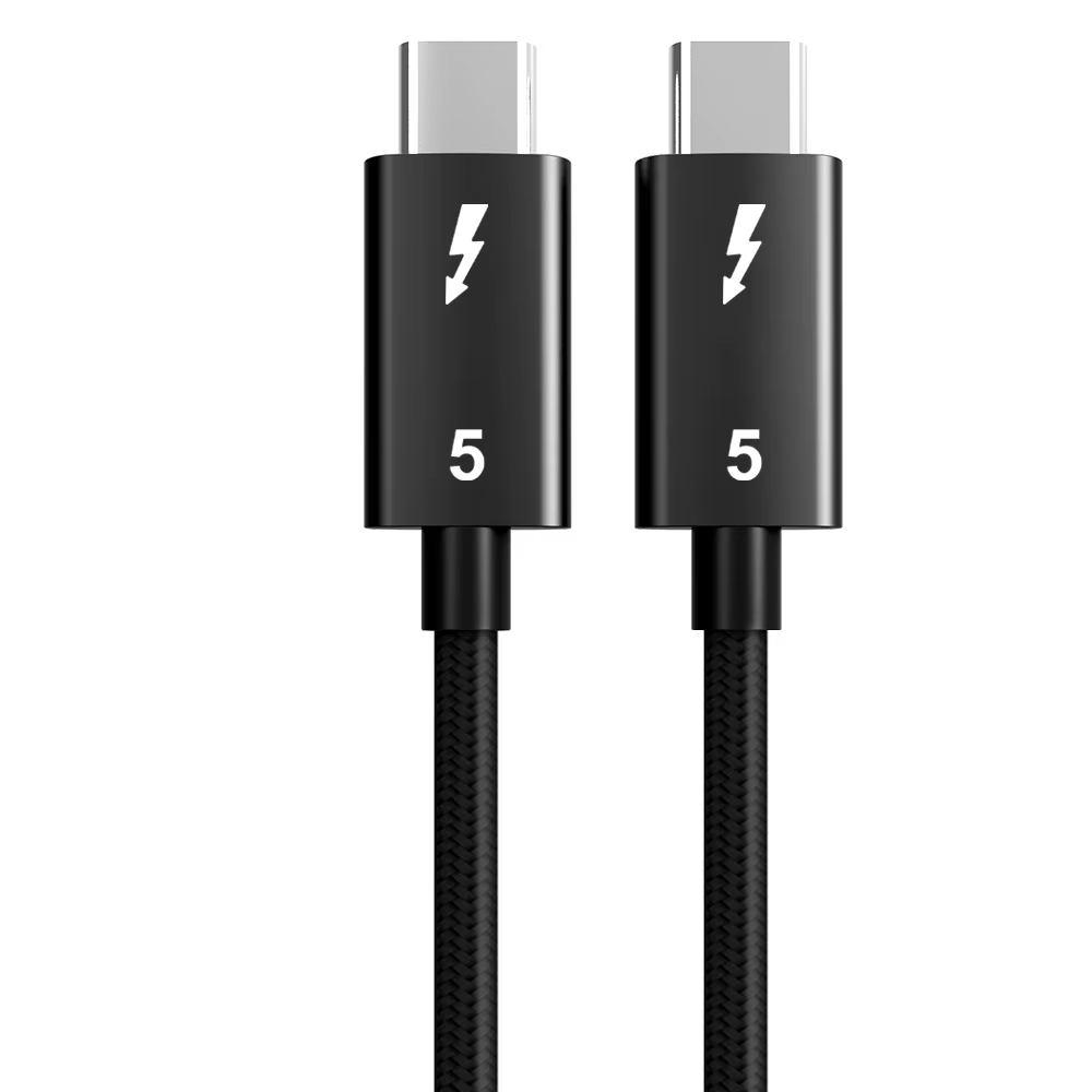 Thunderbolt 5 câble de données pleine fonction USB C vers USB C charge rapide PD 240w 16K60Hz sortie