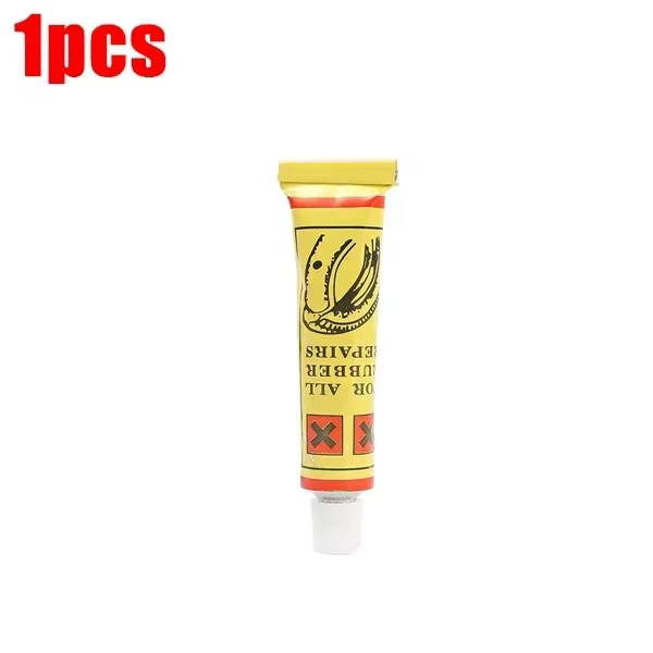 Colle de réparation de pneus 6ml pour voiture, moto, vélo – Agent de vulcanisation d'urgence portabl