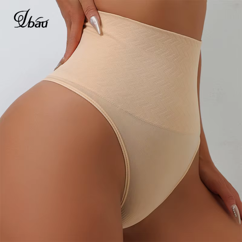 UBAU 2025 taille haute tongs sans couture femmes culottes string Lingerie ventre contrôle façonnage 