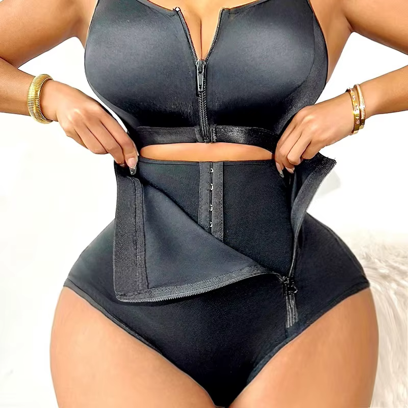 AfruliA robe corps Shapers Body Shapewear sous-vêtements Sexy avec soutien-gorge bout à bout slips F