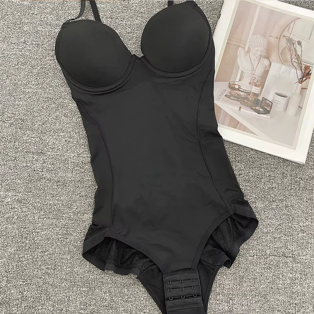 Body sculptant pour femme avec soutien-gorge intégré, amincissant et gainant pour le contrôle du ven