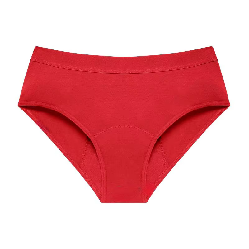 Culotte menstruelle absorbante et étanche à 4 couches pour femmes, pantalon physiologique à flux lou