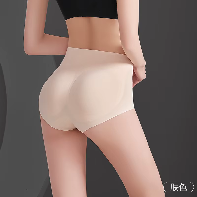 Culotte gainante sans couture d'été avec coussinets en silicone pour les hanches et rehausseurs de f