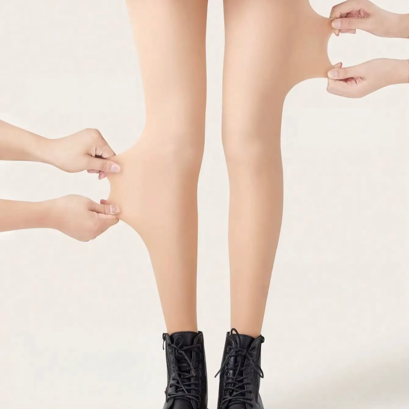 Collants thermiques doublés de polaire pour femmes, 220 g, effet translucide, adaptés aux températur