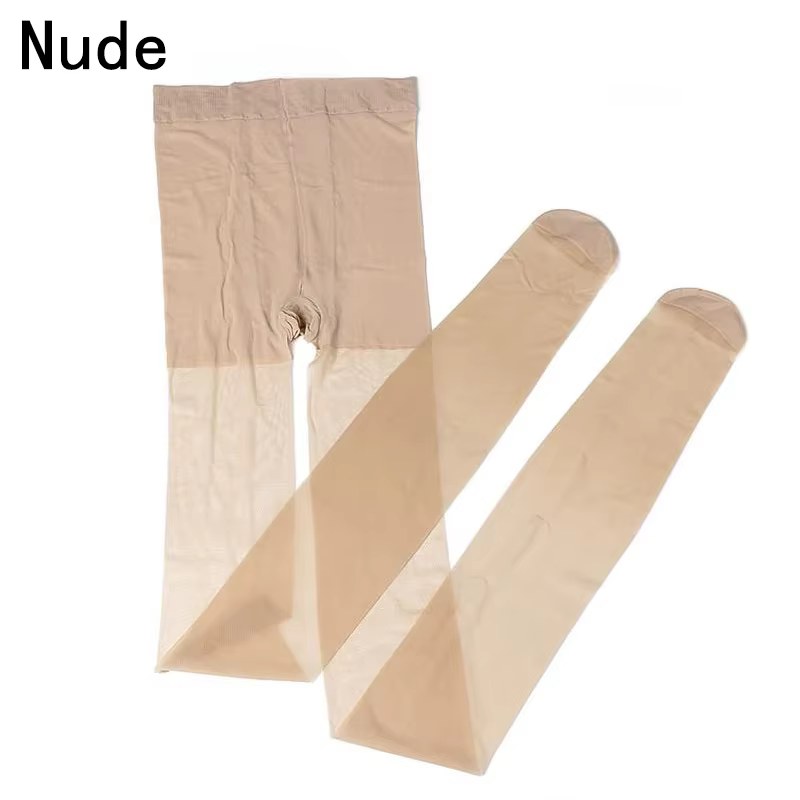 Collants d'été à haute élasticité noir nu gris bas été Sexy femmes pied étape pure Ultra-mince colla