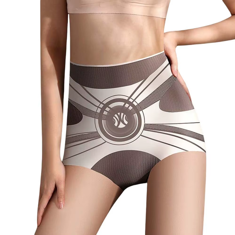 Taille haute sous-vêtements femmes bout à bout slips taille formateur ceinture culotte minceur caleç