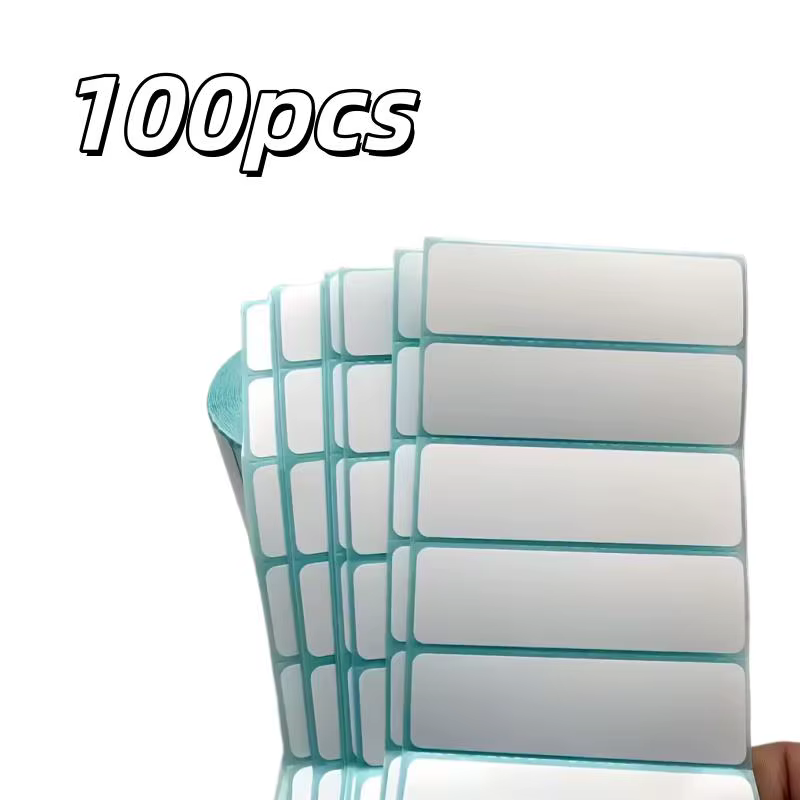 100 autocollants pour étiquettes – Papier de haute qualité pour écrire des notes, des rappels et des
