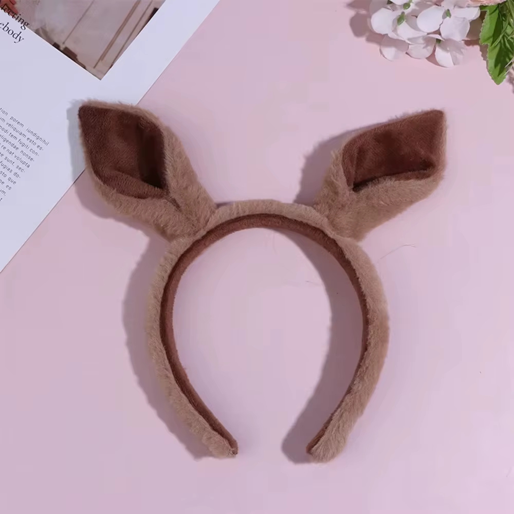 Serre-tête tendance Kawaii avec oreilles de cheval, bandeau mignon en forme d'oreilles d'animaux, ac