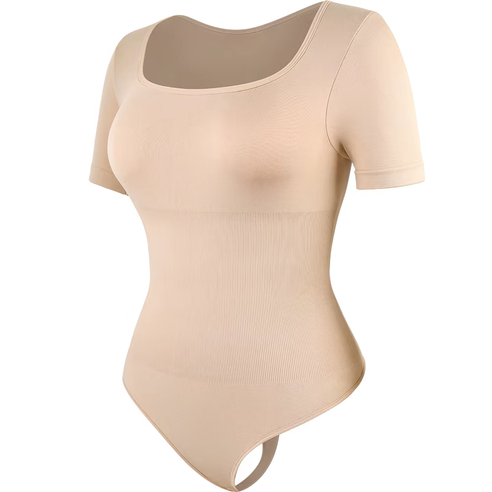 Body grande taille pour femmes, manches courtes, modelant tout le corps, entraîneur de taille, rehau