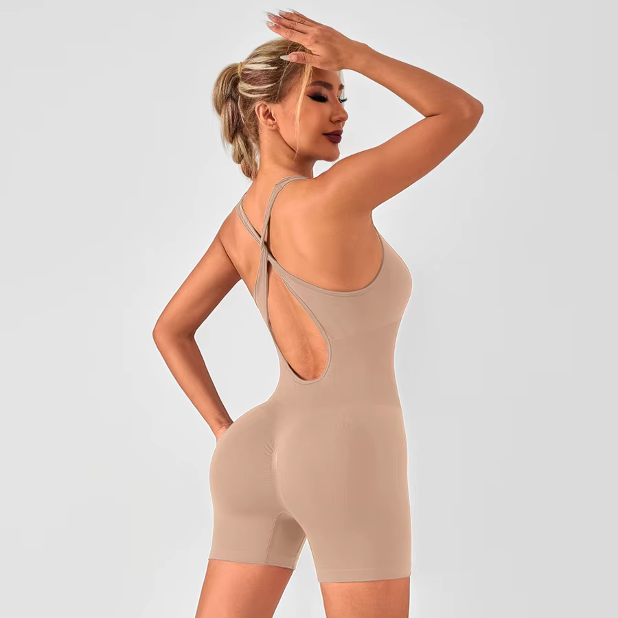 Body d'été vêtements de sport femme gymnastique body Sexy pour Fitness fête Shorts combinaisons salo