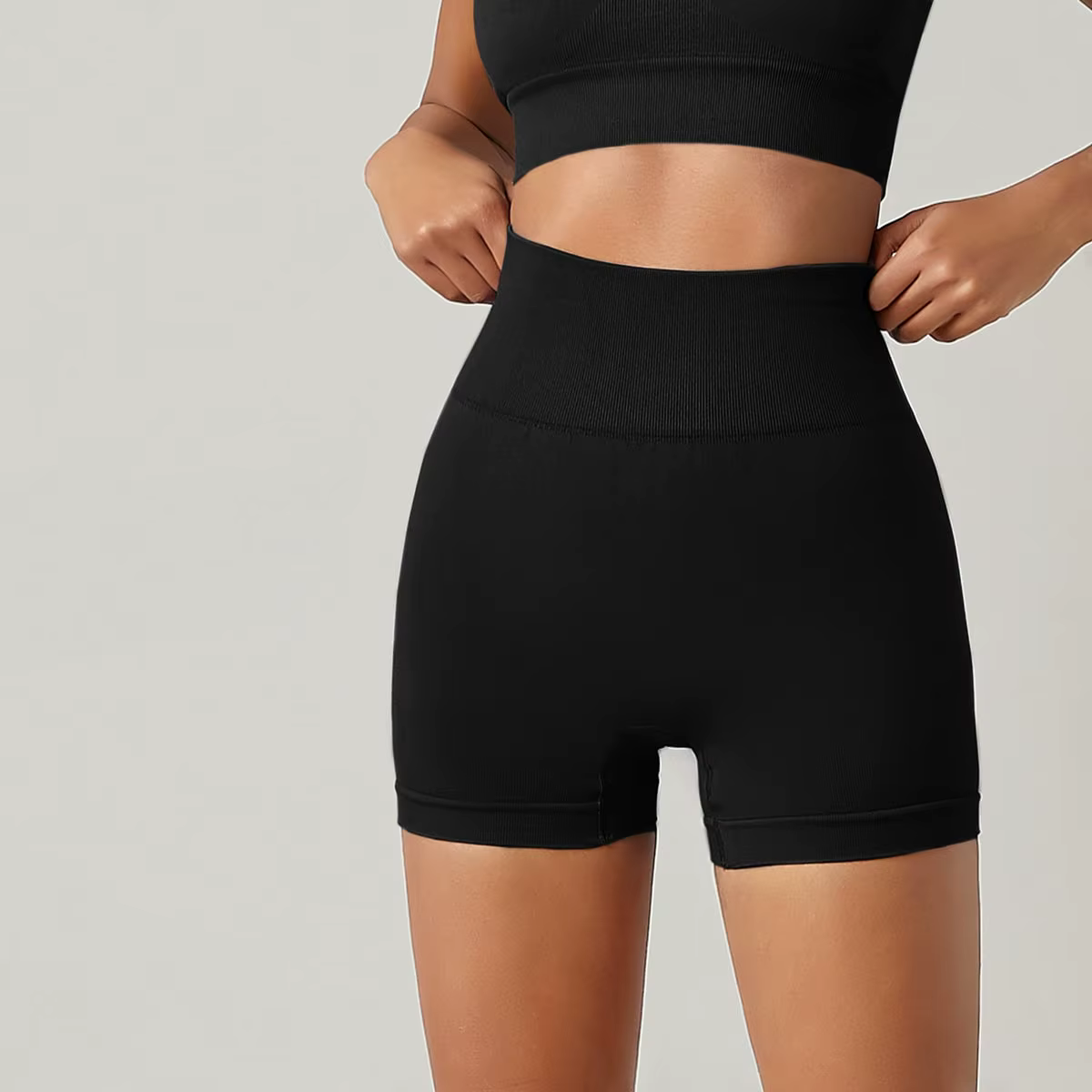 Shorts de fitness moulants pour femmes, pantalons de sport respirants, taille haute, cyclisme, yoga,