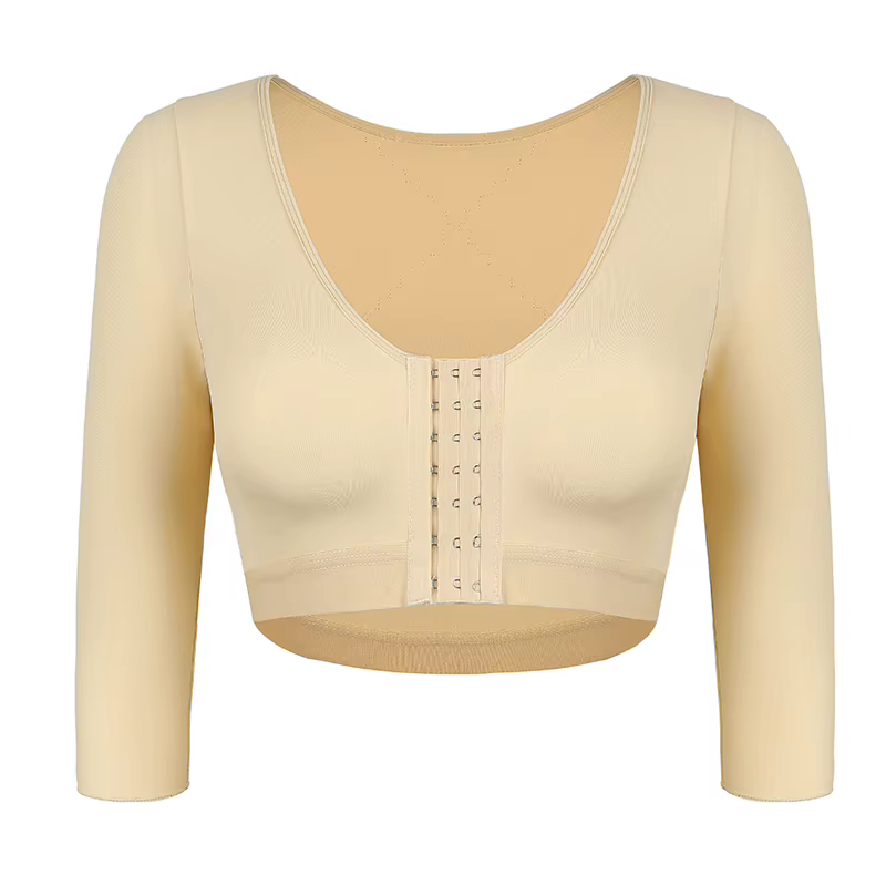 Body Shaper avec bras femmes Shaper hauts pour Compression post-chirurgie fermeture avant soutien-go