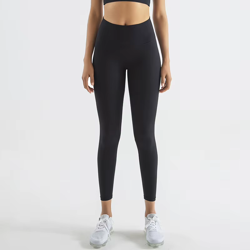 SOISOU-Legging en nylon pour femme, pantalon de yoga sexy, taille haute, moulant, élastique, doux, r