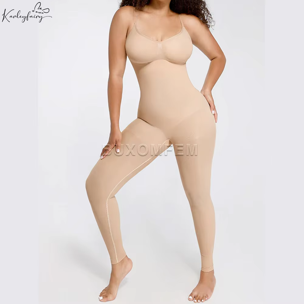 Body gainant élastique amincissant post-chirurgie pour femme, effet sculptant léger, Fajas 2025