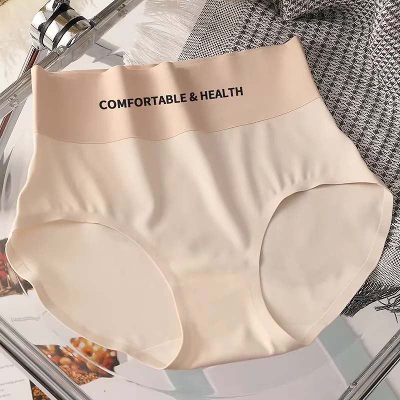 Ice InjPanties-Slip invisible sans couture pour femme, sous-vêtement ultra fin, taille haute, solide
