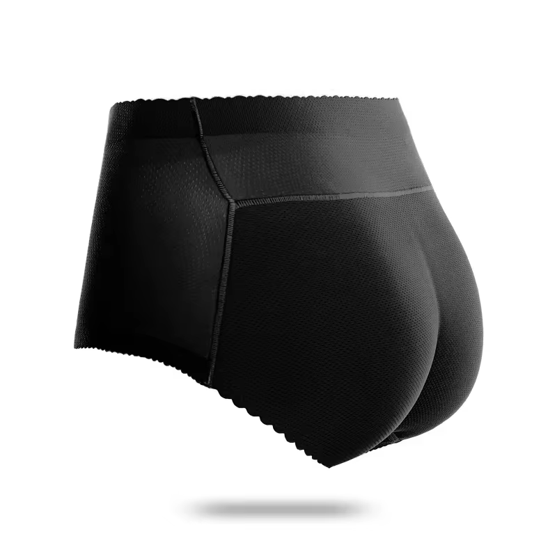 ​ ​ Culotte rembourrée push-up pour femmes, vêtement modelant avec fausses fesses, coussinets de han