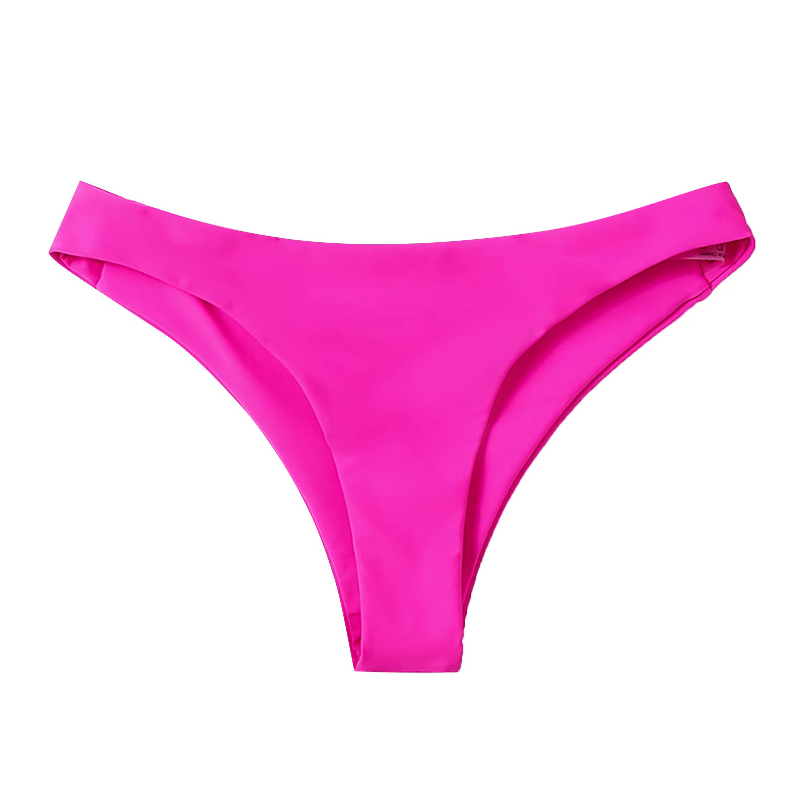 Bas de Bikini pour femmes, coupe haute, bas de maillot de bain, couleur unie, taille moyenne, maillo
