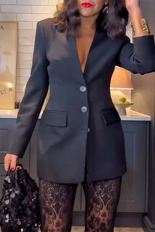 Costume à manches longues pour femmes, costume deux pièces décontracté en dentelle ample, à la mode