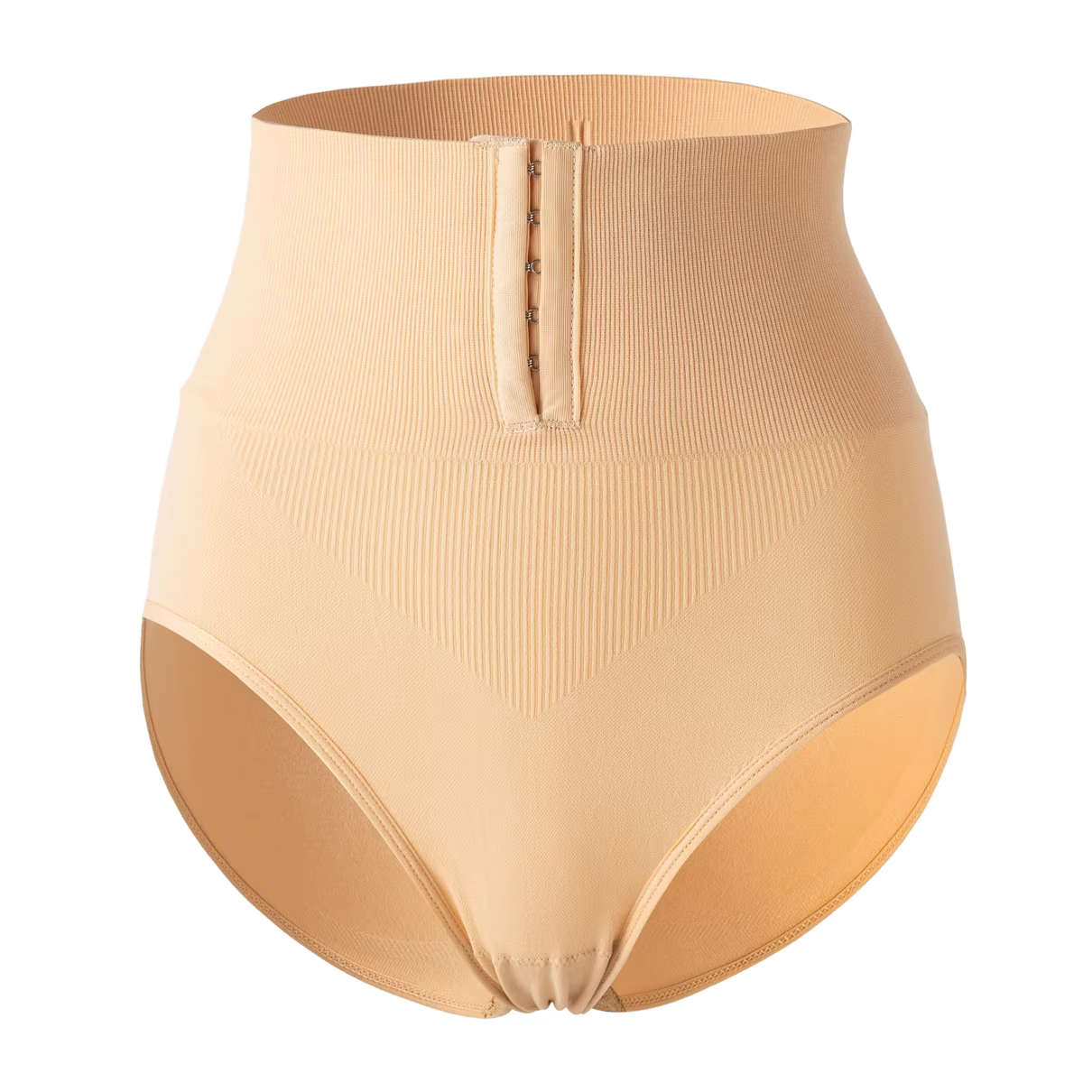 Flarixa taille haute sans couture culotte ventre plat façonnage slips femmes boutonnage ventre bout