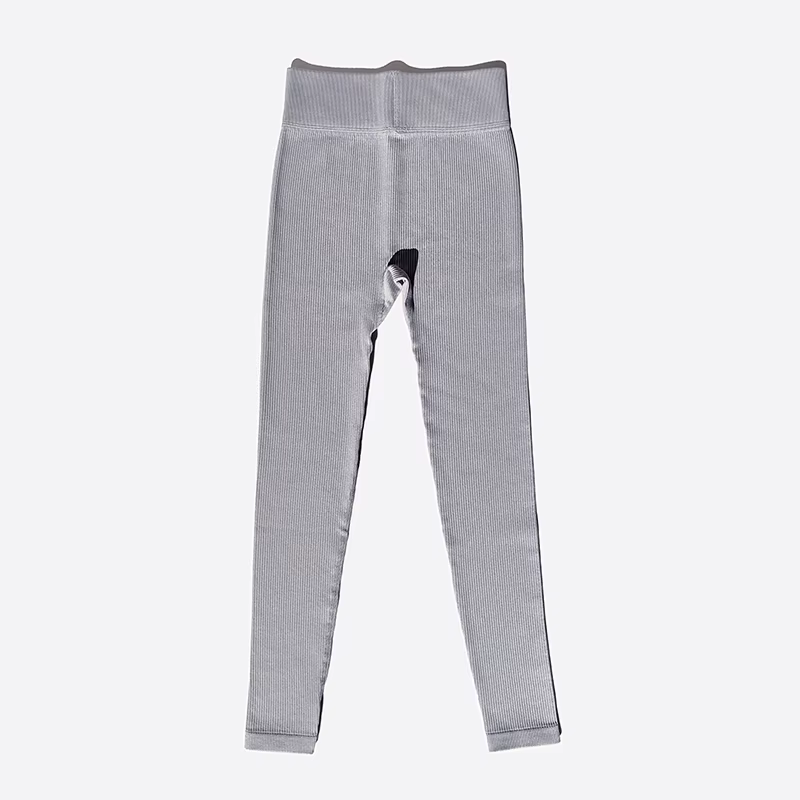 Nouveau pantalon de Yoga côtelé sans couture taille haute Leggings de gymnastique Sport femmes Fitne
