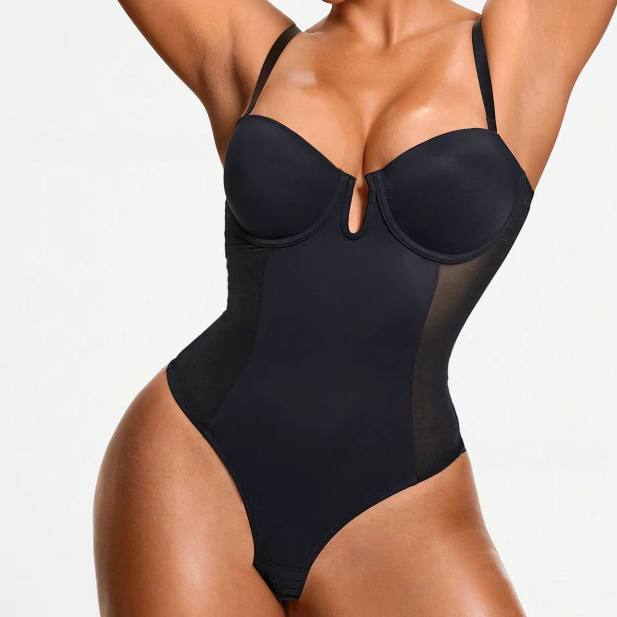 Body sculptant tout-en-un string sexy, lingerie amincissante pour femme, gaine amincissante ventre p
