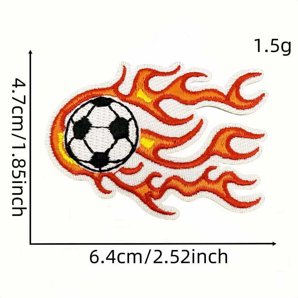 Dessin animé Football prix but sport fer-on coudre broderie Badge Patch bricolage T-shirt chapeau sa