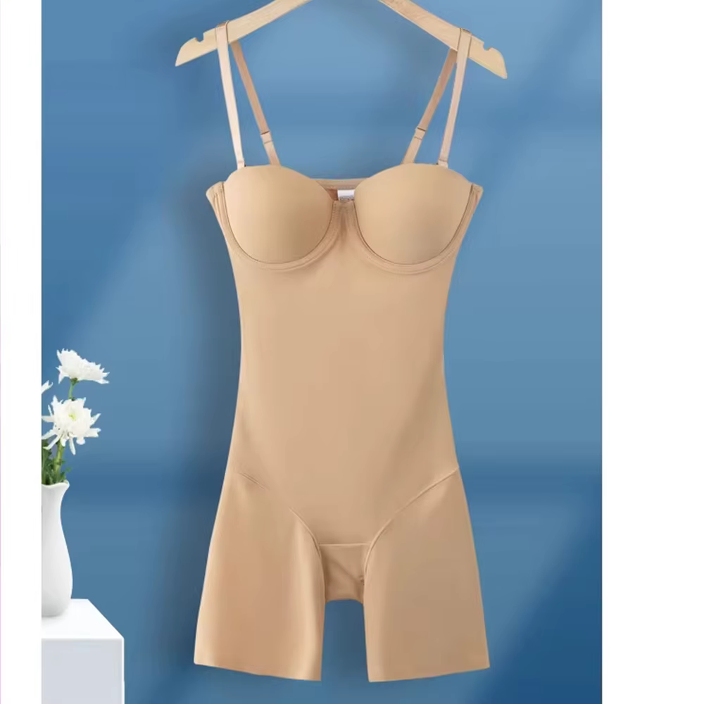 Body sculptant pour femme avec soutien-gorge intégré, effet ventre plat, amincissant et gainant