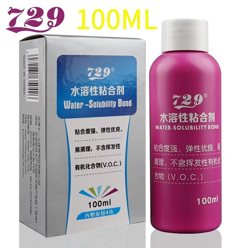 Colle inorganique pour tennis de table 729, flacon de 40 ml, adhésif professionnel pour caoutchouc d
