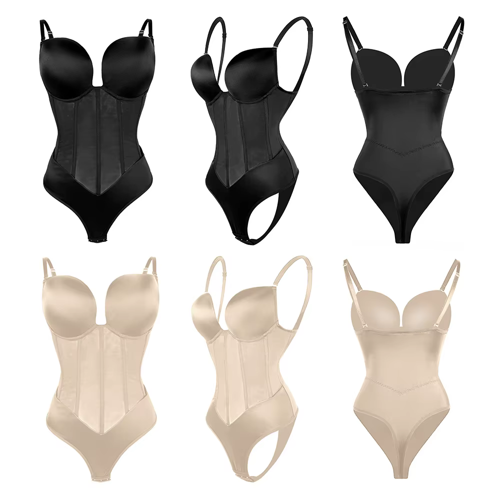 Body gainant amincissant pour femme