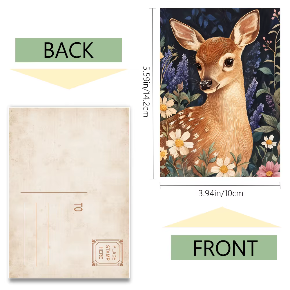 32 pièces, cartes postales d'art de rue, autocollants muraux, cartes postales, cartes de voeux, cartes postales de bricolage, cartes postales souvenirs, articles décoratifs