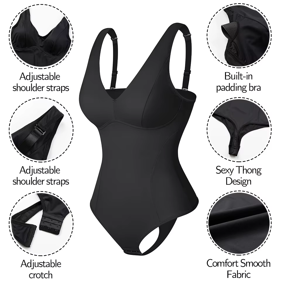 Shapewear Body string Shaper pour femmes taille formateur corps