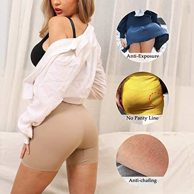 Cuisse plus mince Shapewear culottes pour femmes Slip Shorts taille haute ventre contrôle Cincher ceinture sans couture corps Shaper